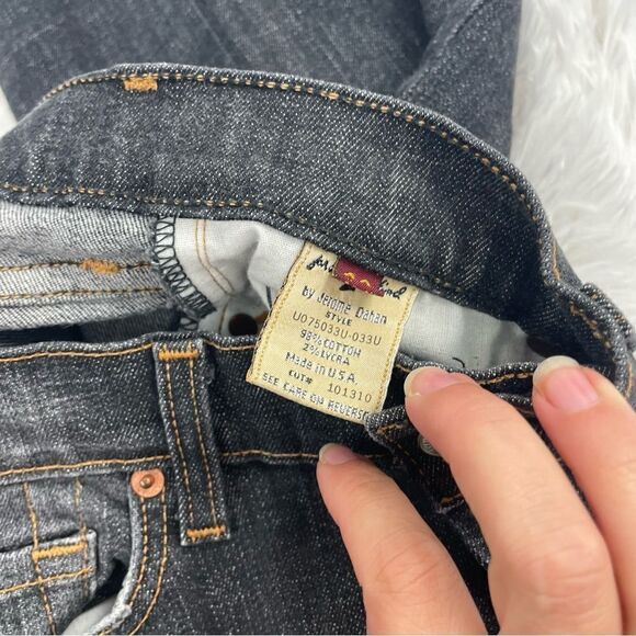 7 For All Mankind Dark Wash Mid Rise Bootcut Jeans - Picture 8 of 11